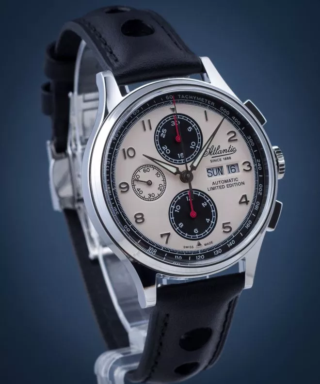 Zegarek męski Atlantic Worldmaster Chronograph Valjoux Automatic Limited Edition 55852.41.93
