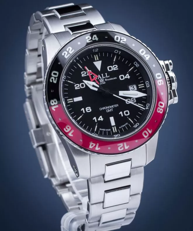 Zegarek męski Ball Engineer Hydrocarbon AeroGMT II Automatic Chronometer DG2018C-S3C-BK