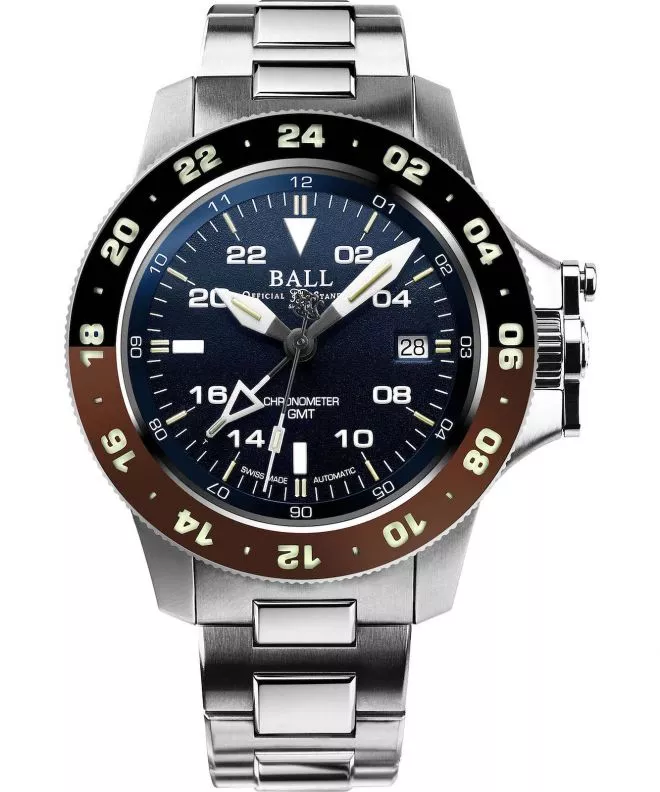 Zegarek męski Ball Engineer Hydrocarbon AeroGMT II DG2118C-S12C-BE