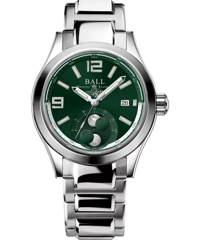 Zegarek męski Ball Engineer II Moon Phase Automatic Chronometer Limited Edition NM2282C-S1C-GR