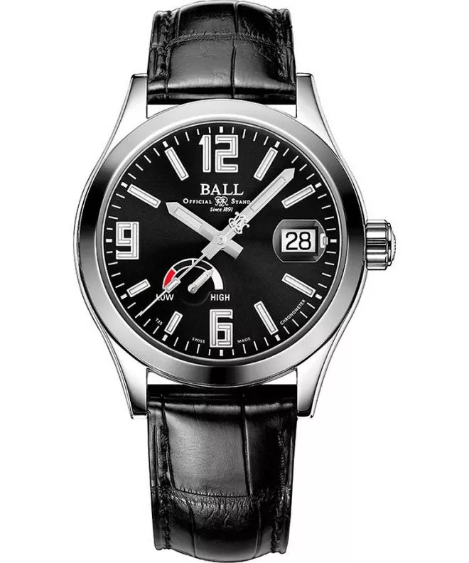 Zegarek męski Ball Engineer III Pioneer Power Reserve PM9026C-LLCJ-BK