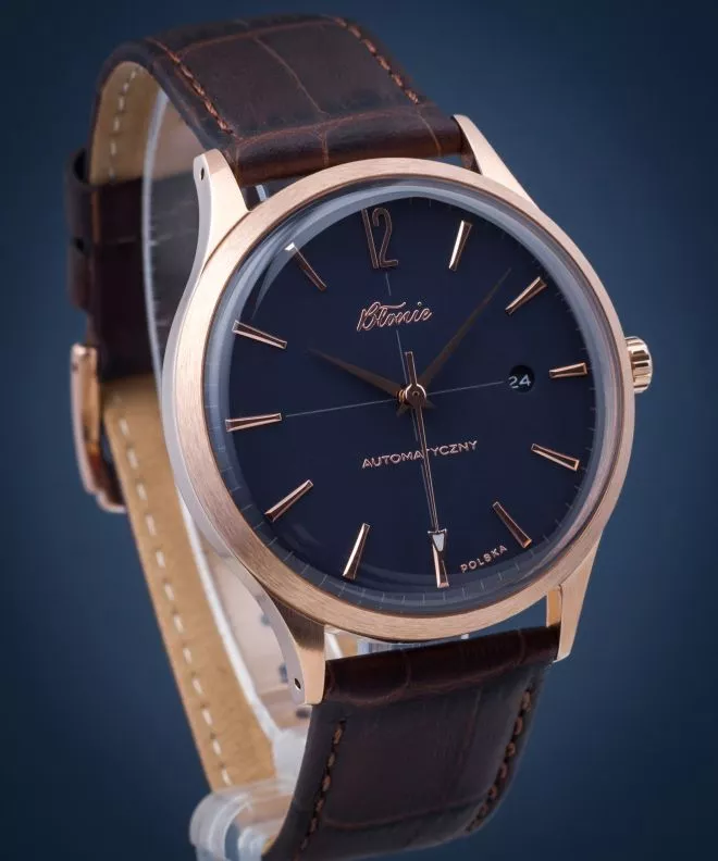 Zegarek męski Błonie Automatic Limited Edition Jantar 2