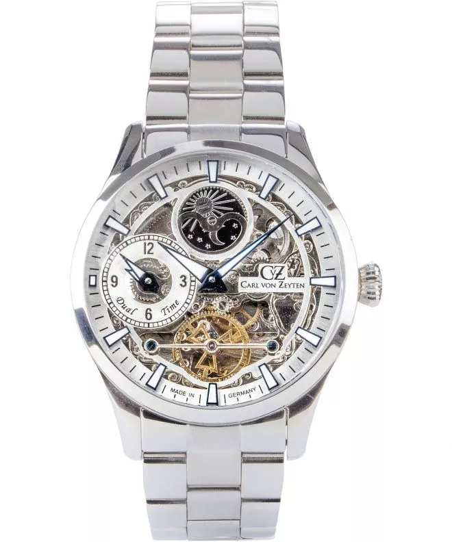 Zegarek męski Carl von Zeyten Freiburg Automatic Skeleton CVZ0063SLMS
