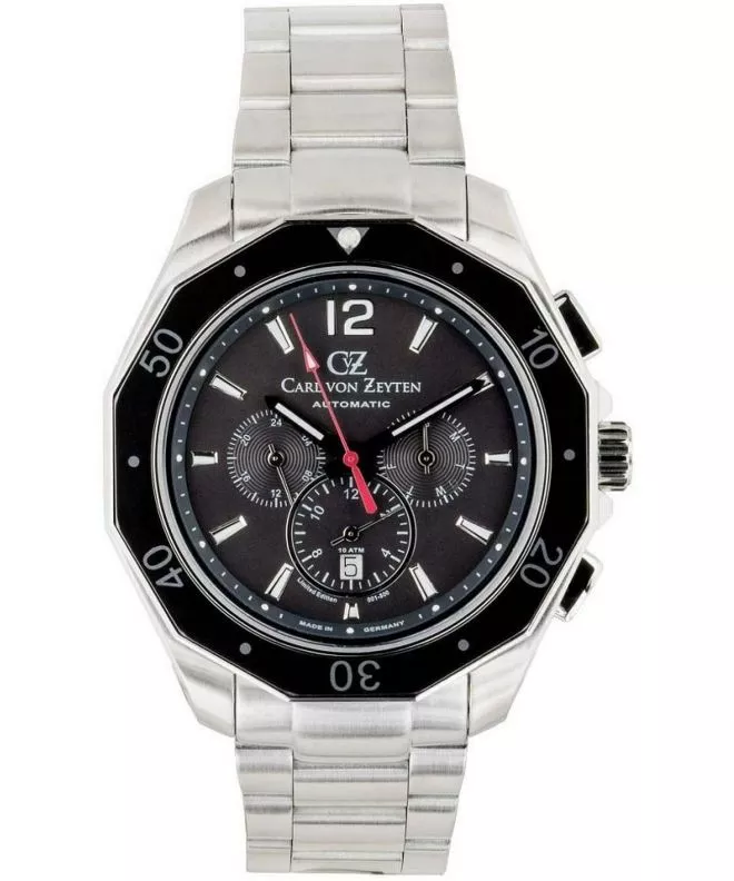 Zegarek męski Carl von Zeyten Hausach Automatic Limited Edition CVZ0079GYMS