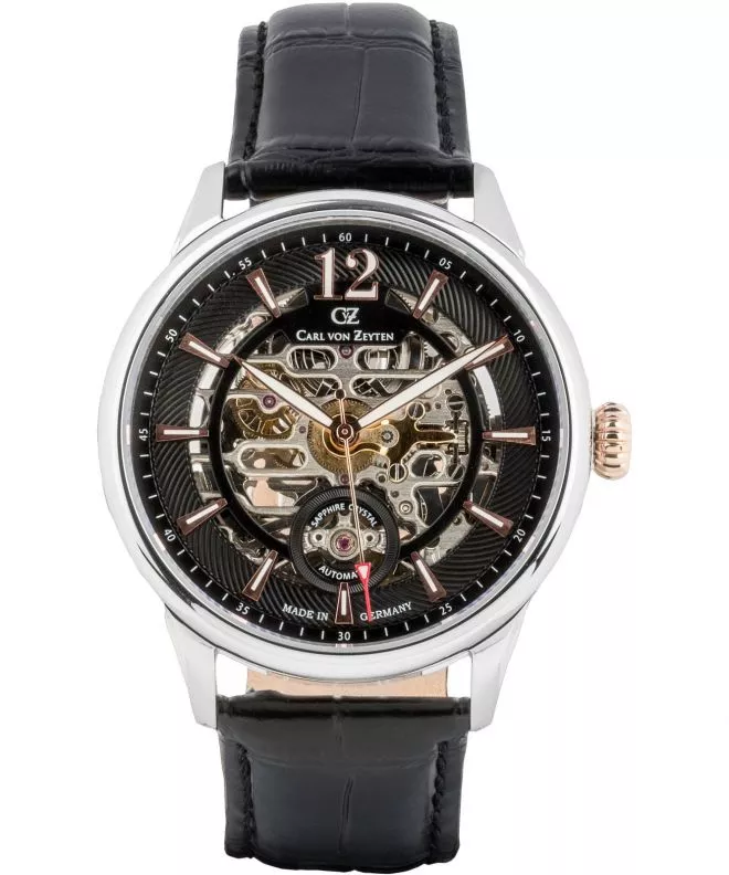 Zegarek męski Carl von Zeyten Schramberg Skeleton Automatic CVZ0080BKRS
