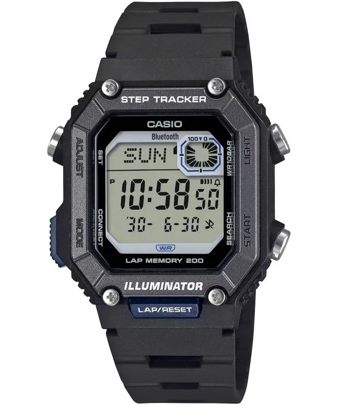 Zegarek męski Casio Timeles Bluetooth Sync Step Tracker WS-B1000-1AVEF