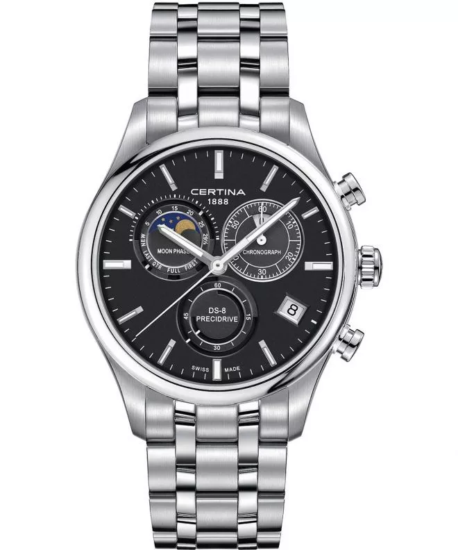 Zegarek męski Certina DS-8 Chrono Moon Phase C033.450.11.051.00 (C0334501105100)