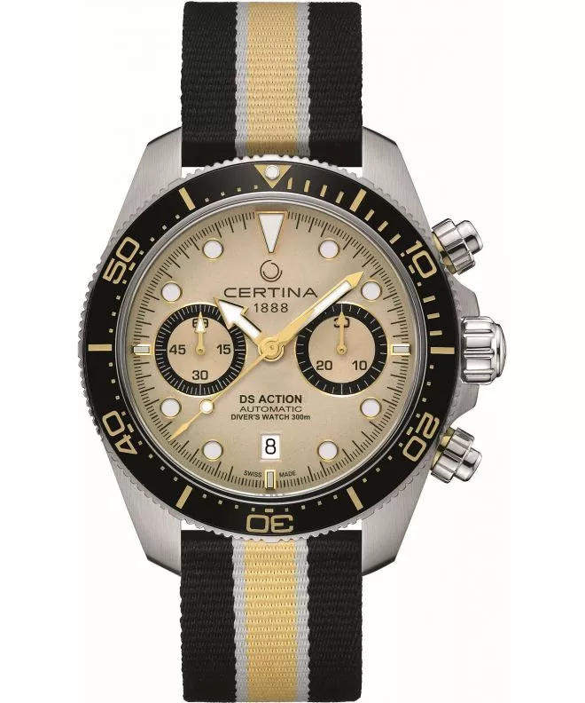 Zegarek męski Certina DS Action Diver Chrono C032.827.18.271.00 (C0328271827100)