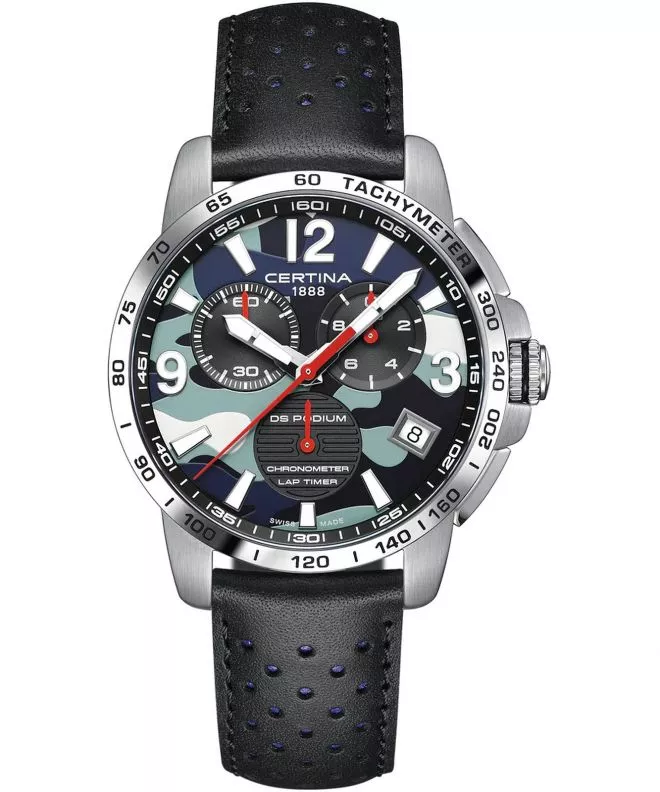 Zegarek męski Certina DS Podium Chrono Lap Timer C034.453.16.047.00 (C0344531604700)