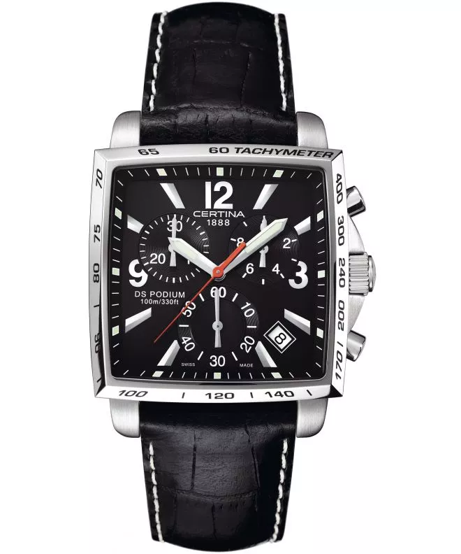Zegarek męski Certina Ds Podium Square Chrono C001.517.16.057.00 (C0015171605700)