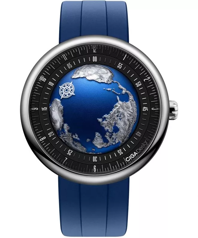 Zegarek męski Ciga Design U Series Blue Planet II Atlantic Automatic GPHG 2021 U039-SU01-W6U