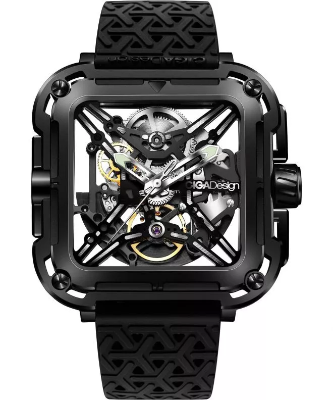 Zegarek męski Ciga Design X Series Gorilla Skeleton Automatic X011-BB01-25BK