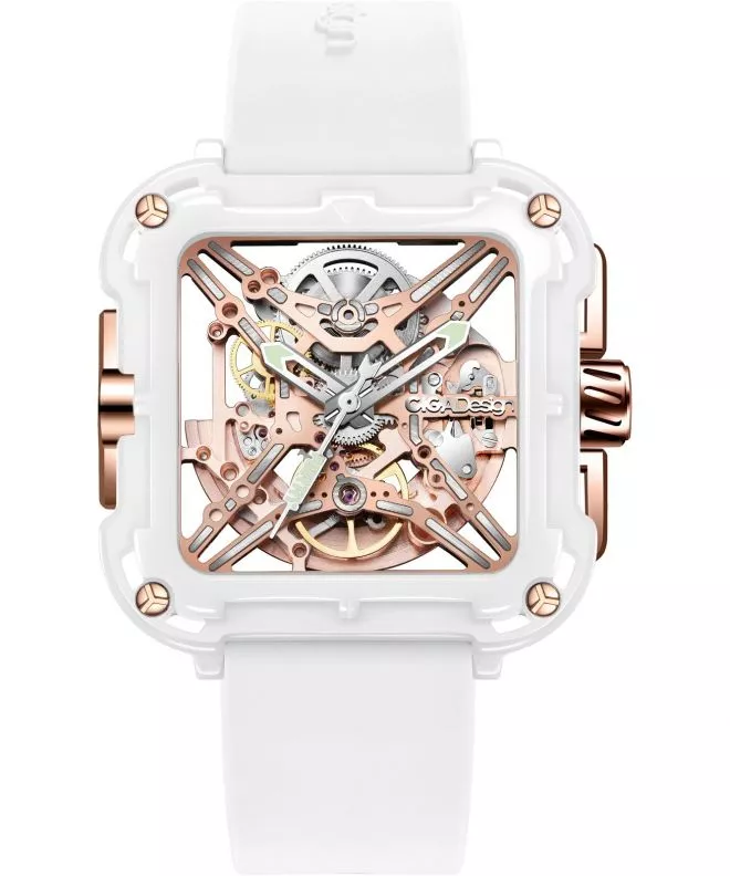 Zegarek męski Ciga Design X Series Machina Skeleton Ceramic Automatic X012-WR01-5WH