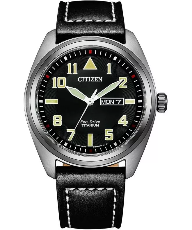 Zegarek męski Citizen Military Super Titanium BM8560-29EC (BM8560-29EE)