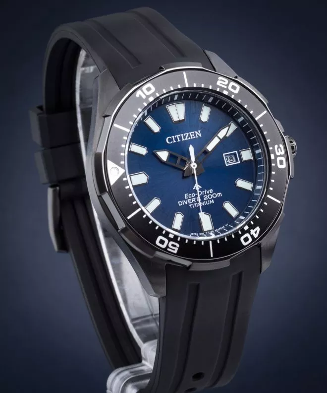 Zegarek męski Citizen Promaster Eco-Drive Diver's Titanium BN0205-10L
