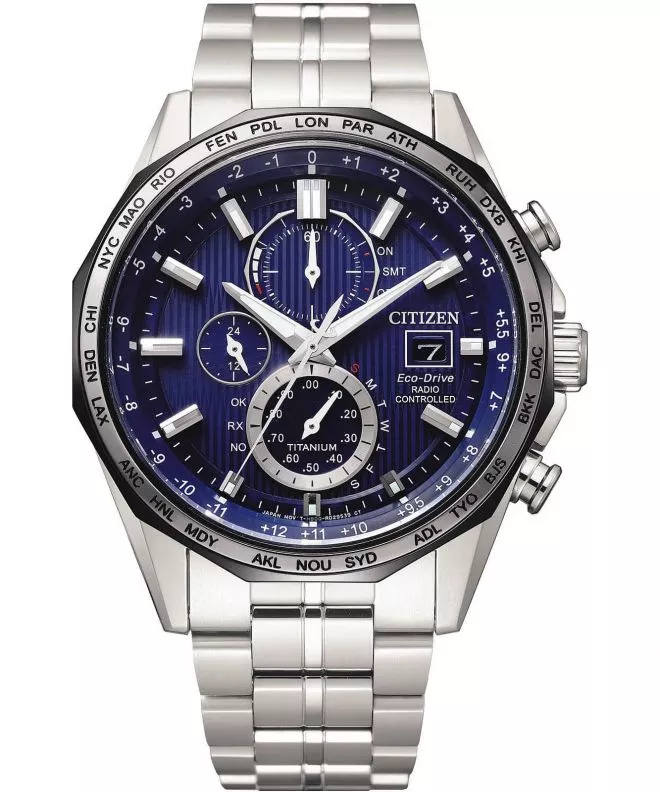 Zegarek męski Citizen Radio Controlled Super Titanium Eco-Drive AT8218-81L