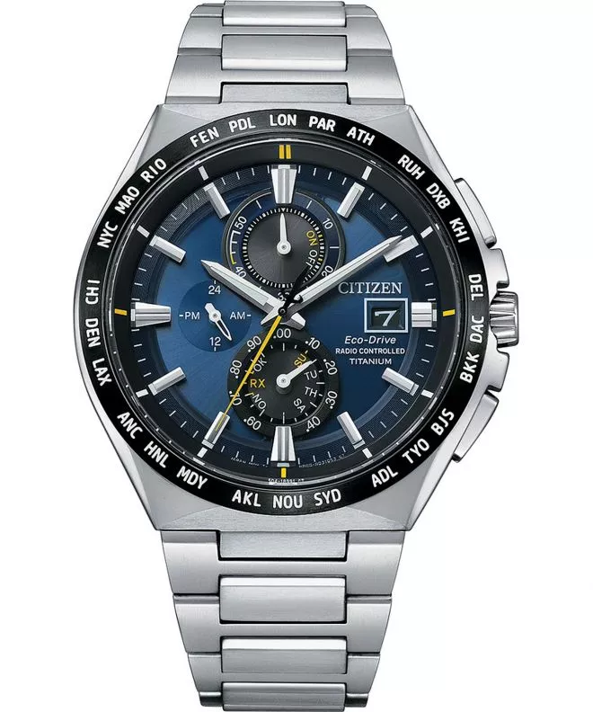 Zegarek męski Citizen Radio Controlled Super Titanium Eco-Drive AT8234-85L