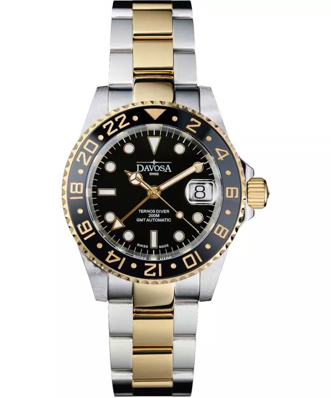 Zegarek męski Davosa Ternos Ceramic Automatic GMT 161.591.50