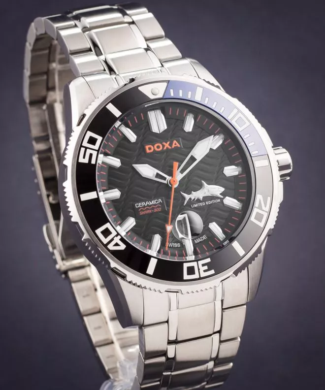 Zegarek męski Doxa Aqua Shark Automatic Xl Limited Edition D196SBU