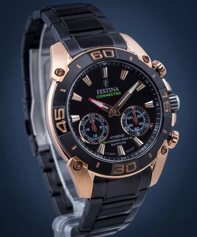 Zegarek męski Festina Connected Hybrid Smartwatch Chrono Bike F20548/1