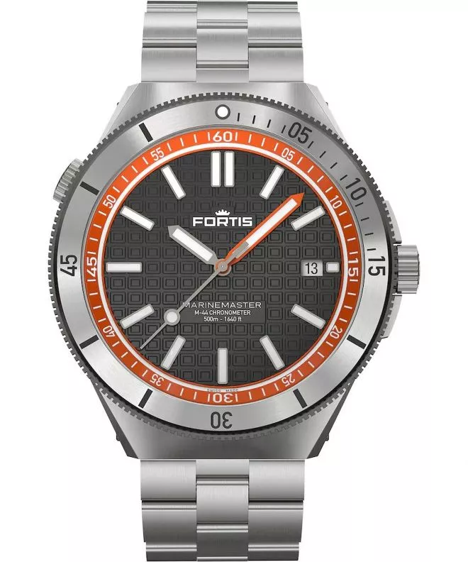 Zegarek męski Fortis Marinemaster M-44 Amber F8120014