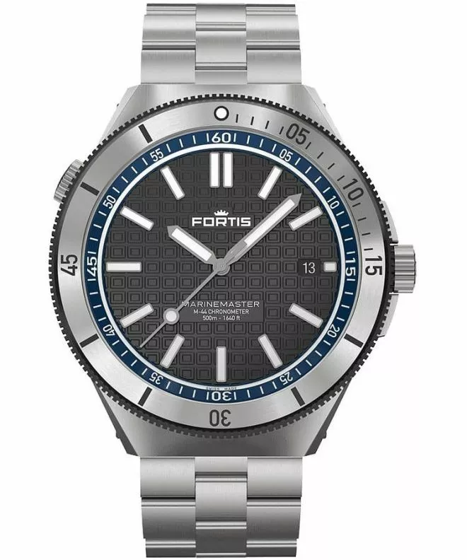 Zegarek męski Fortis Marinemaster M-44 Ocean Blue Automatic F8120022