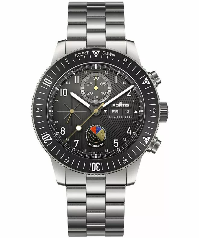 Zegarek męski Fortis Novonaut N-42 Amadee 24 Chronograph Automatic Limited Edition F2040016