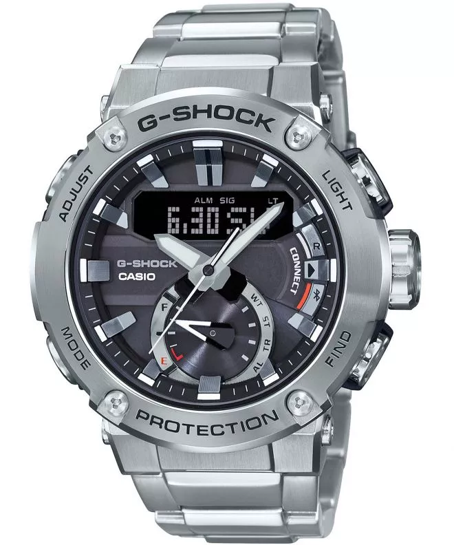 Zegarek  Casio G-SHOCK G-Steel Premium Bluetooth Sync Carbon Core Guard Structure Tough Solar GST-B200D-1AER