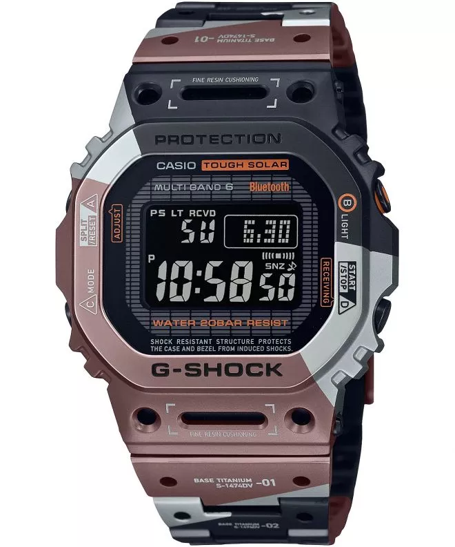Zegarek męski Casio G-SHOCK Virtual Armour Titanium Limited Edition GMW-B5000TVB-1ER