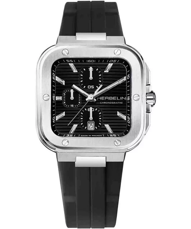 Zegarek męski Herbelin Cap Camarat Square Chronograph 35646A14CA