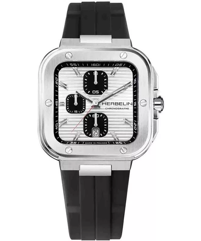 Zegarek męski Herbelin Cap Camarat Square Chronograph 35646A42CA