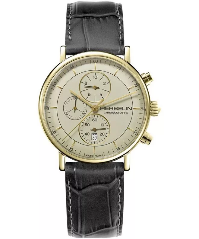 Zegarek męski Herbelin Inspiration Chronograph 35647P17GR