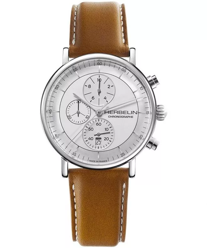 Zegarek męski Herbelin Inspiration Chronographe 35647AP12GD (35647/AP12GD)