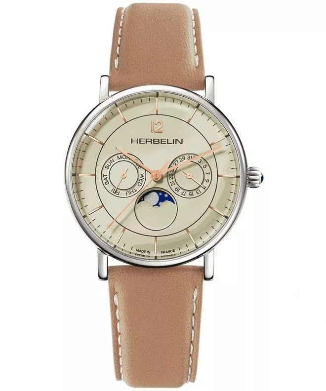 Zegarek męski Herbelin Inspiration Phase de Lune 12747AP17TR (12747/AP17TR)