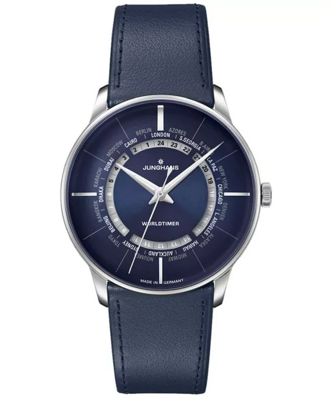 Zegarek męski Junghans Meister Worldtimer Automatic 027/3010.01
