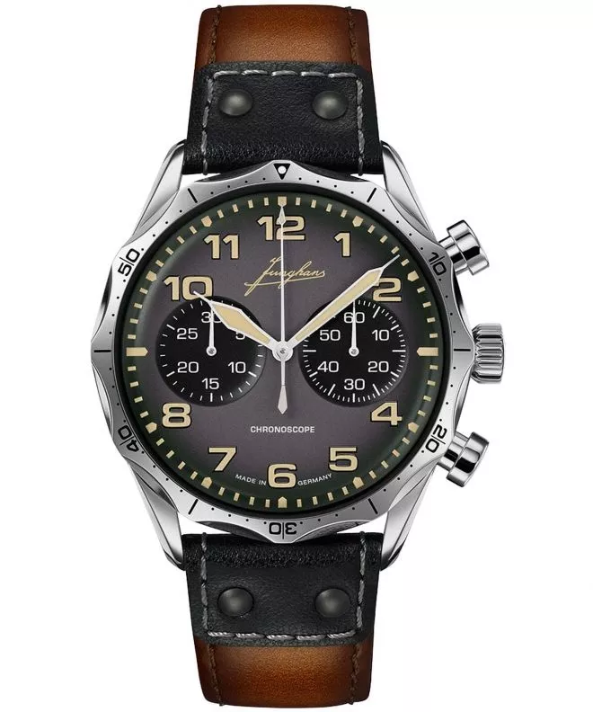 Zegarek męski Junghans Pilot Chronoscope 027/3493.00