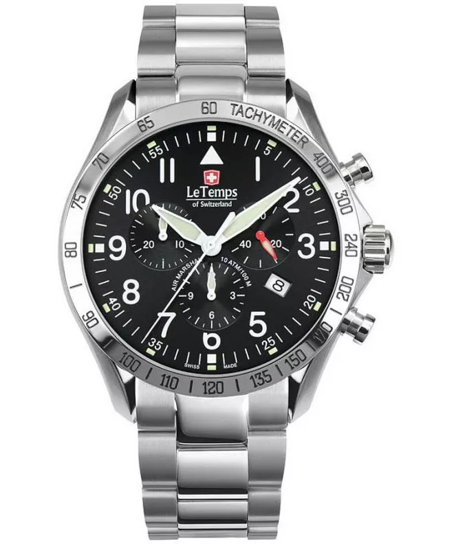 Zegarek męski Le Temps Air Marshal Chronograph LT1041.01BS01