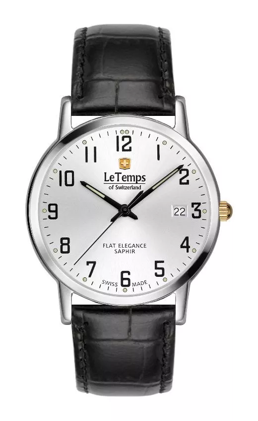 Zegarek męski Le Temps Flat Elegance LT1087.61BL61