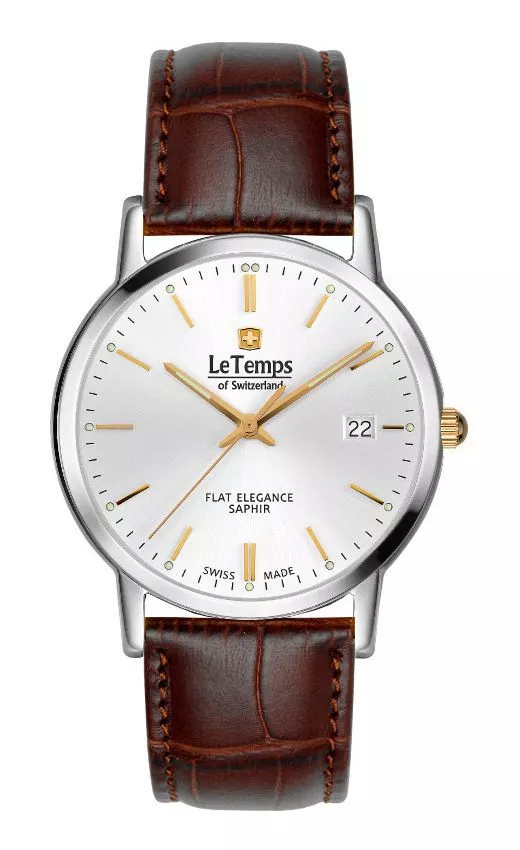 Zegarek męski Le Temps Flat Elegance LT1087.64BL62