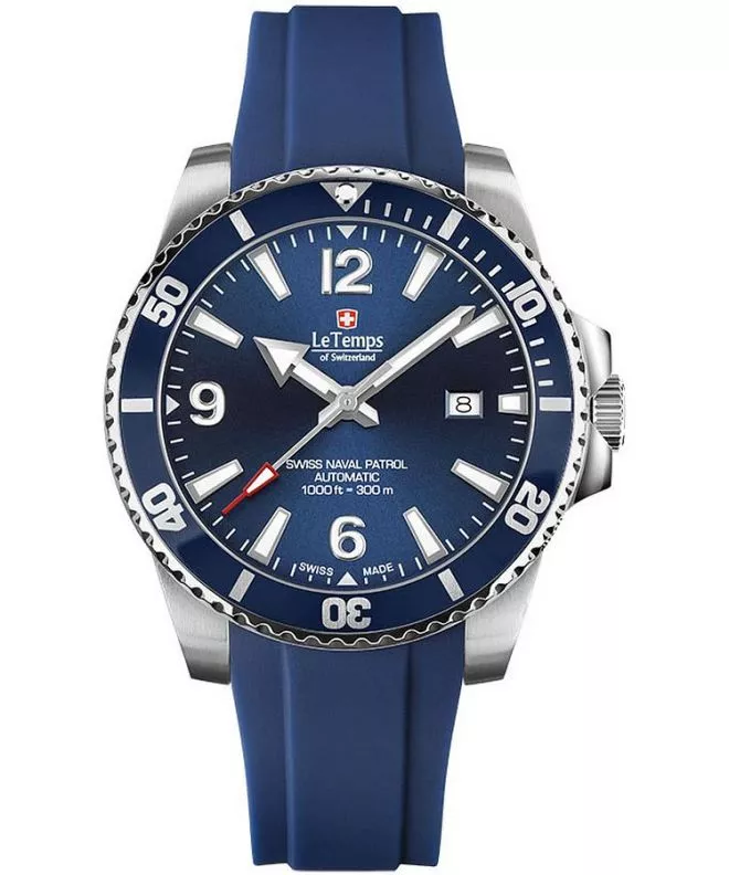 Zegarek męski Le Temps Swiss Naval Patrol Automatic LT1045.03BR03
