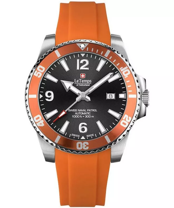 Zegarek męski Le Temps Swiss Naval Patrol Automatic LT1045.14BR05