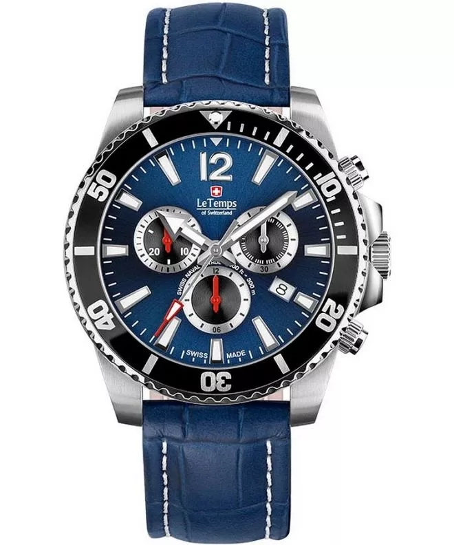 Zegarek męski Le Temps Swiss Naval Patrol Chrono LT1044.13BL13