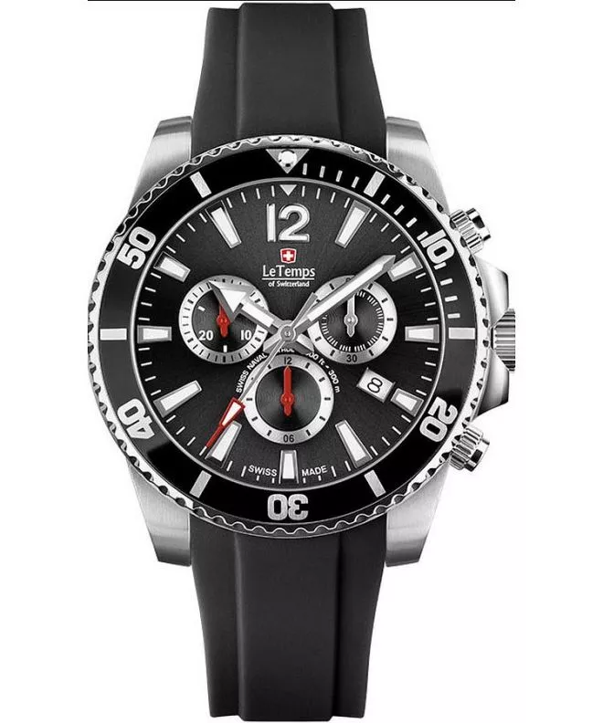 Zegarek męski Le Temps Swiss Naval Patrol Chronograph LT1044.01BR01