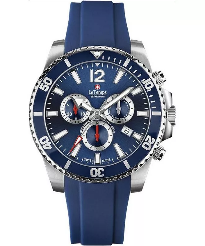 Zegarek męski Le Temps Swiss Naval Patrol Chronograph LT1044.03BR03