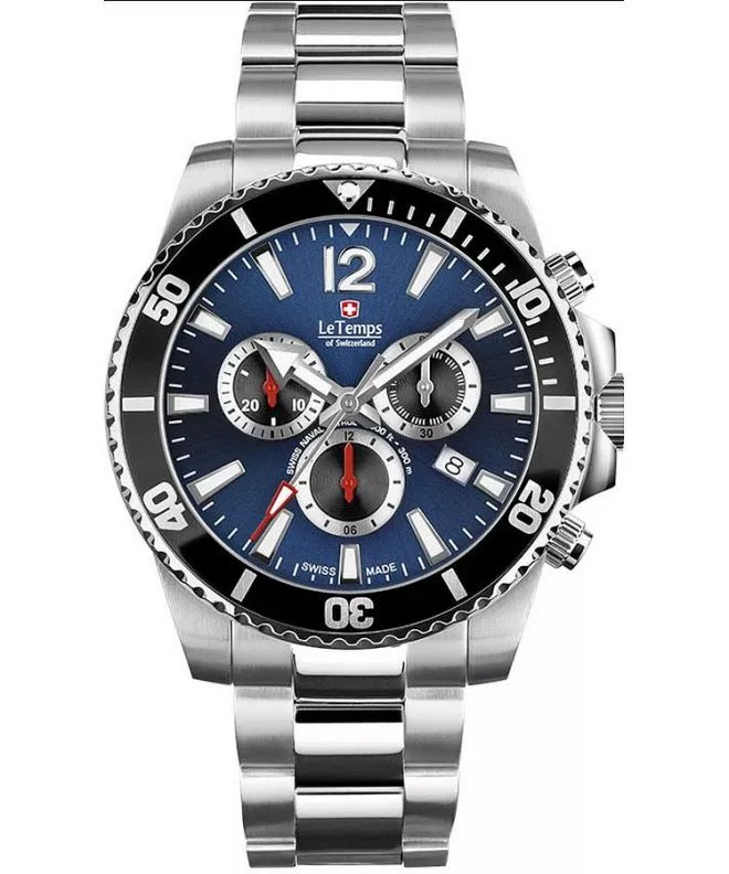 Zegarek męski Le Temps Swiss Naval Patrol Chronograph LT1044.13BS01