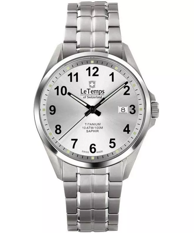 Zegarek męski Le Temps Titanium LT1025.01TB01