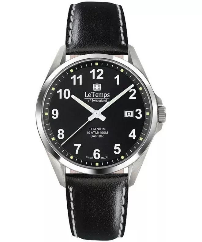 Zegarek męski Le Temps Titanium LT1025.07BL87