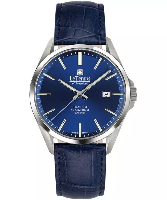 Zegarek męski Le Temps Titanium LT1025.13BL83