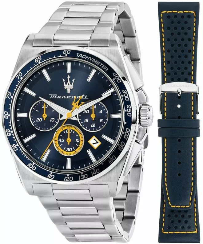 Zegarek męski Maserati Velocitá Set Chronograph Gift Set R8873652001