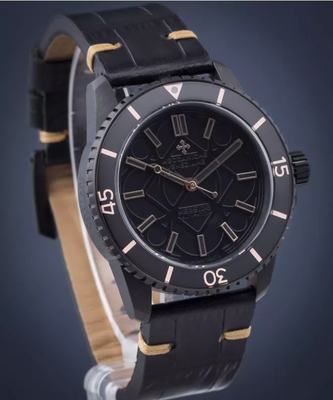 Zegarek męski Meccaniche Veneziane Nereide Quadrilobato Limited Edition Quadrilobato-Ardesia-Oro-Rosa
